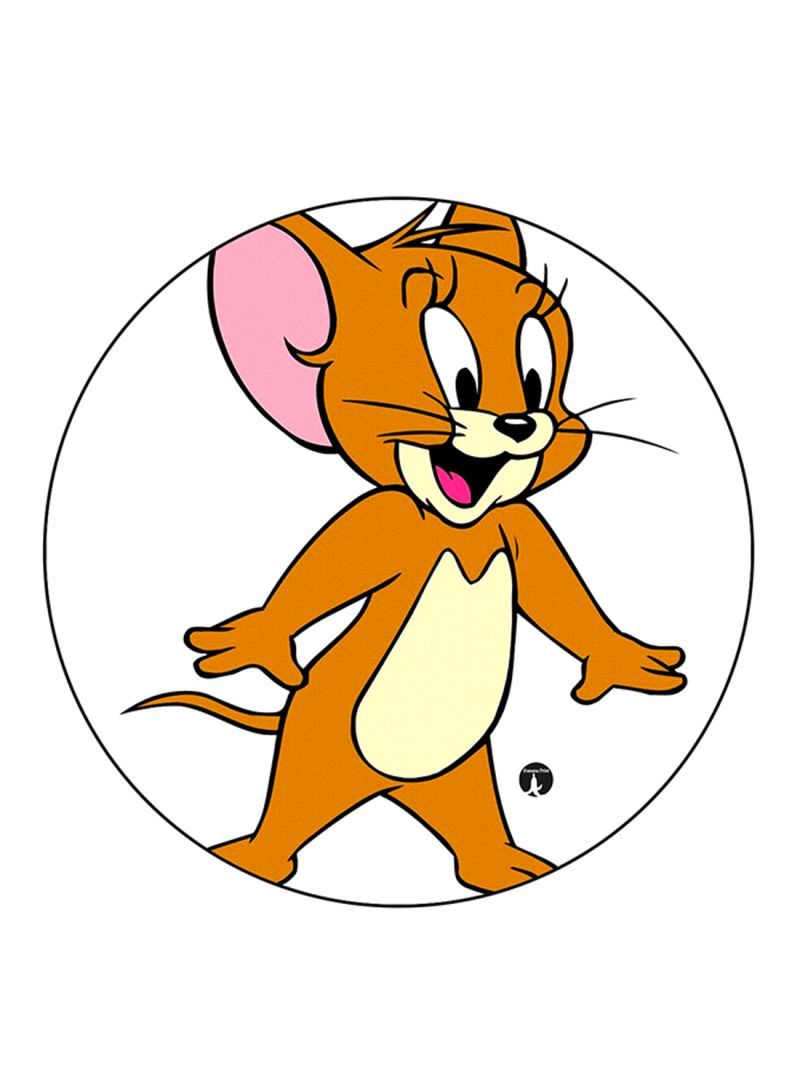 RKN Tom And Jerry Printed Fridge Magnet Round  Multicolour - Image 2
