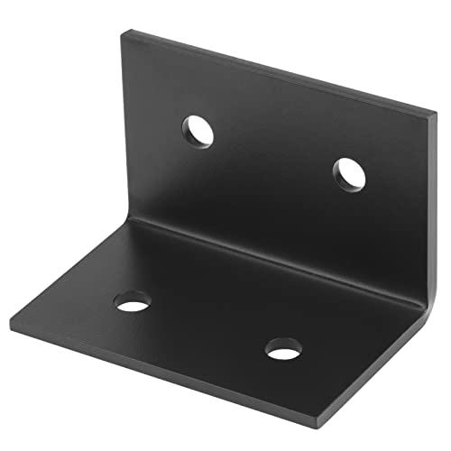 Fanmao حاملات زوايا على شكل L من فانو 2 عبوة 5" × 3-1/4" - دعامات زوايا 90° للأعمدة الخشبية، البرجولات والأثاث، بسماكة 3/16" - Image 3