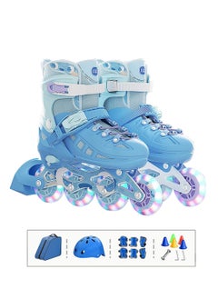 sway Roller Skate Shoes for Kids Adjustable Inline skates with Light Up Wheels for Boys and Girls Beginners  - Image 1