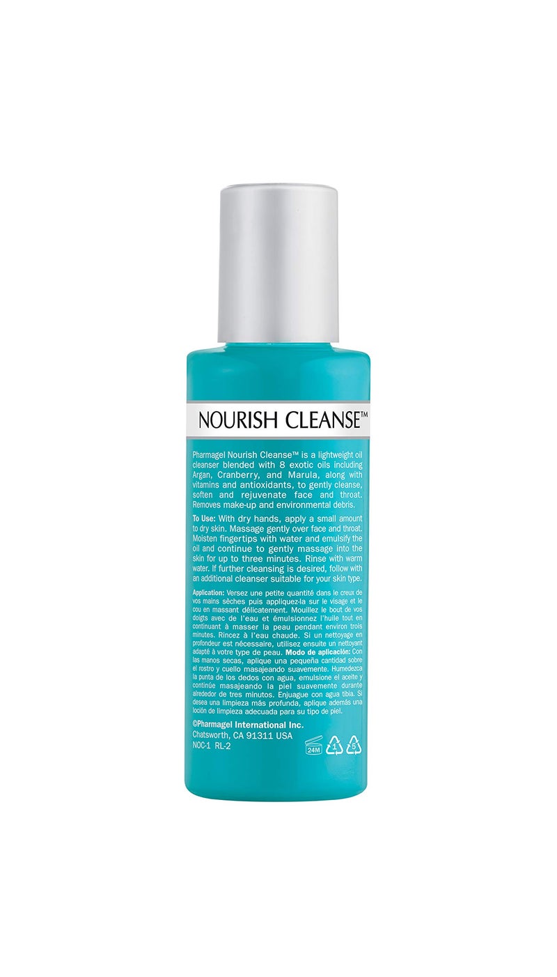 Pharmagel Nourish Cleanse Hydrating Facial Cleanser | Face Cleanser & Makeup Remover | Natural Face Wash for All Skin Types â€“ 3.7 oz - Image 3