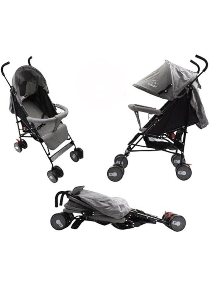 عربة أطفال G باللون الرمادي