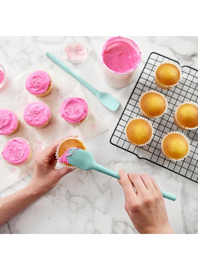 Tovolo Flex Core All Silicone Mini Spatula And Spoonula Kitchen Utensil Set Of 2 Heat Resistant And Bpa Free Silicone Spatula And Spoonula Safe For Cast Iron And Non Stick Cookware Dishwasher Safe - Image 2