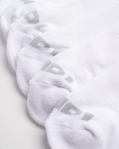 AND1 Men's Crew Socks - 12 Pack Performance Cushion Comfort Crew Socks - Breathable Athletic Socks for Men (6-12.5), Size 6-12.5, White - Image 4