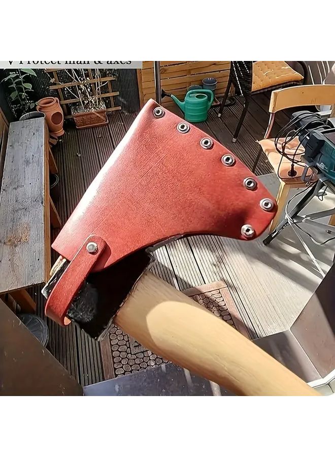 Variant1 Leather Protective Cover For Small Axe Ideal Christmas And Mens Gift - Image 4