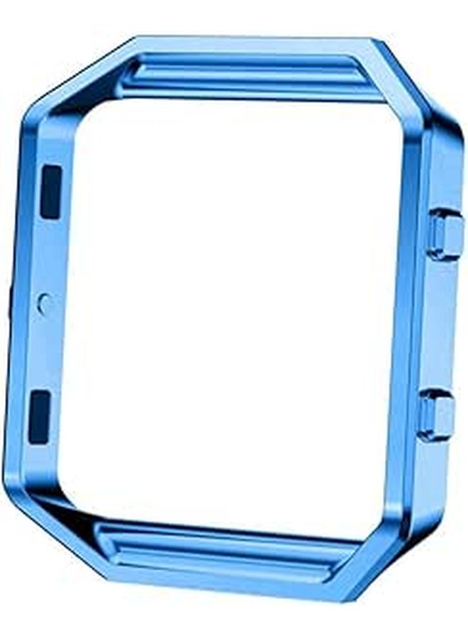 Light Blue Smartwatch Frame Holder Durable Stainless Steel Replacement Protection - Image 1
