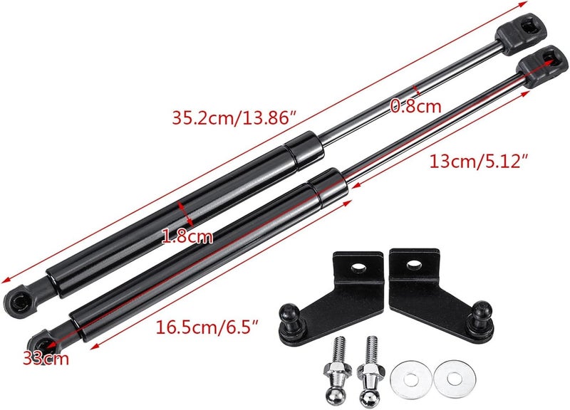 Wivplex Hood Lift Support Struts for Hyundai Grand Starex H1 - Image 2