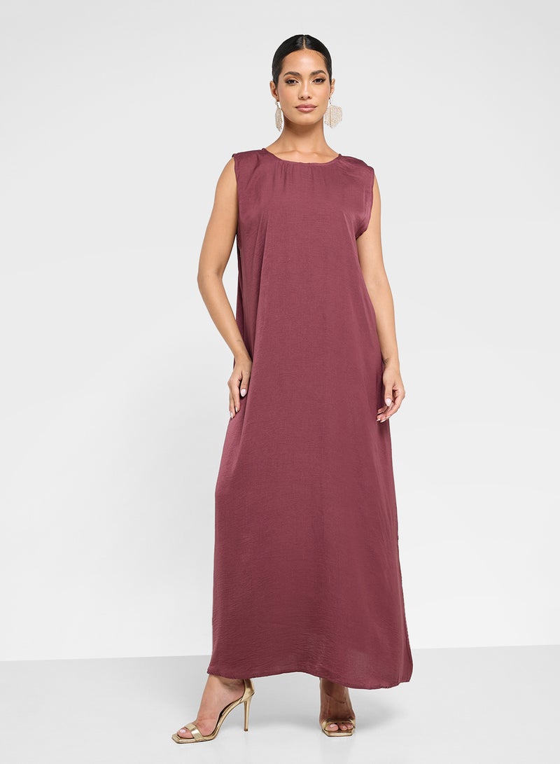 hayas closet Ruffle Detailed Flared Sleeve Abaya  - Image 3