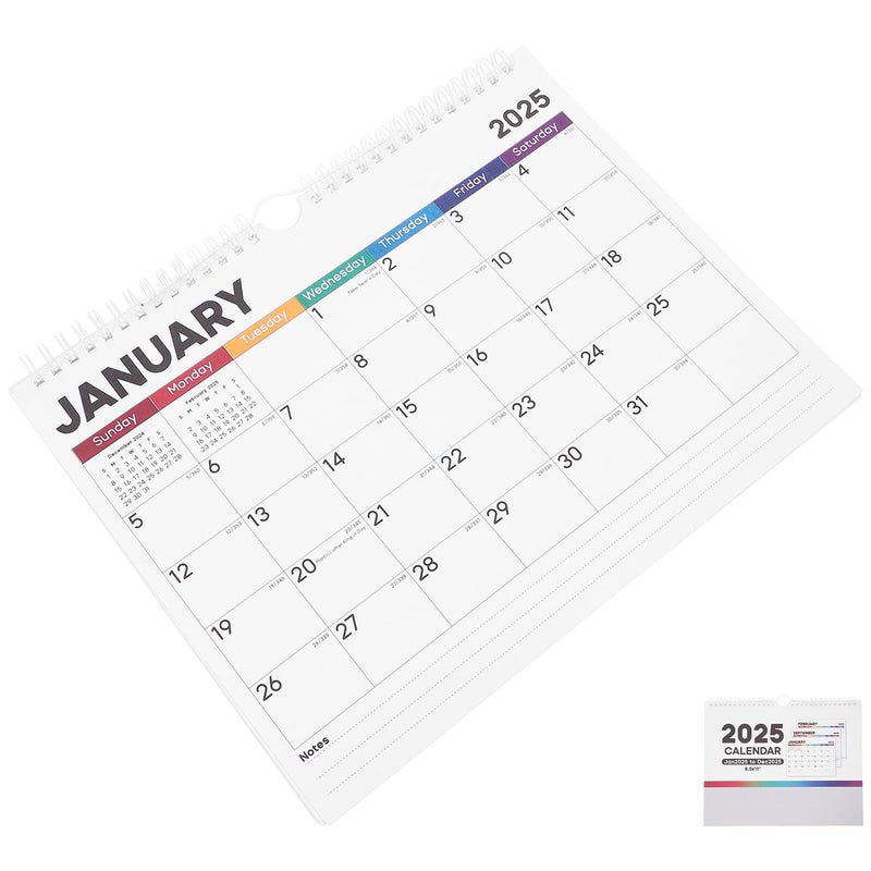 2025 Wall Calendar With International Holidays Monthly Planner For Home Office School - Image 2