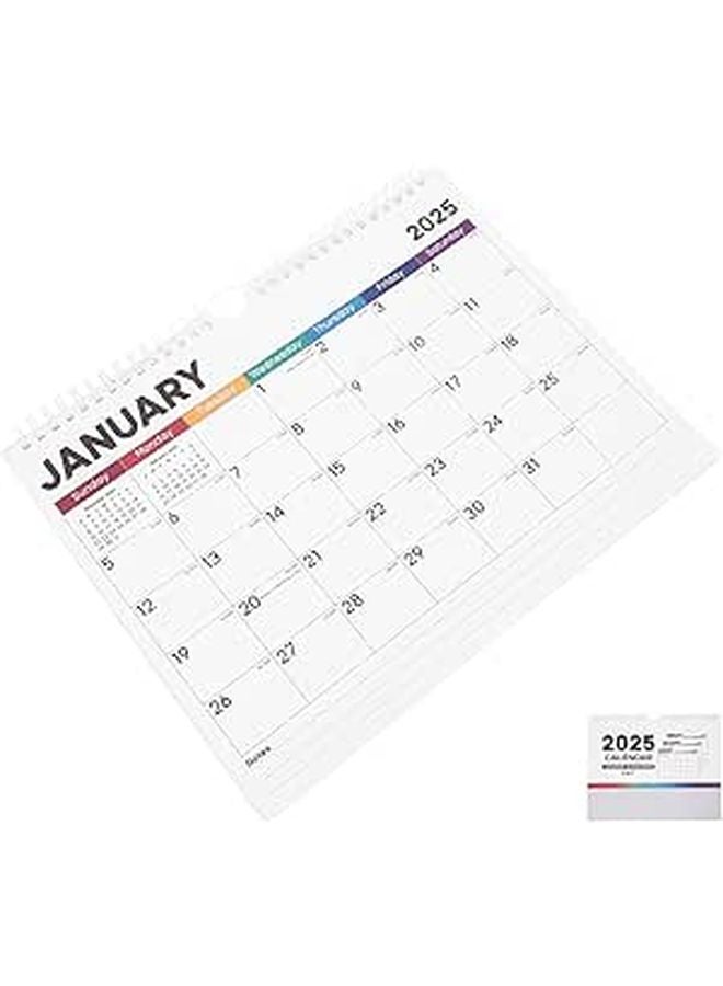 2025 Wall Calendar With International Holidays Monthly Planner For Home Office School - Image 1