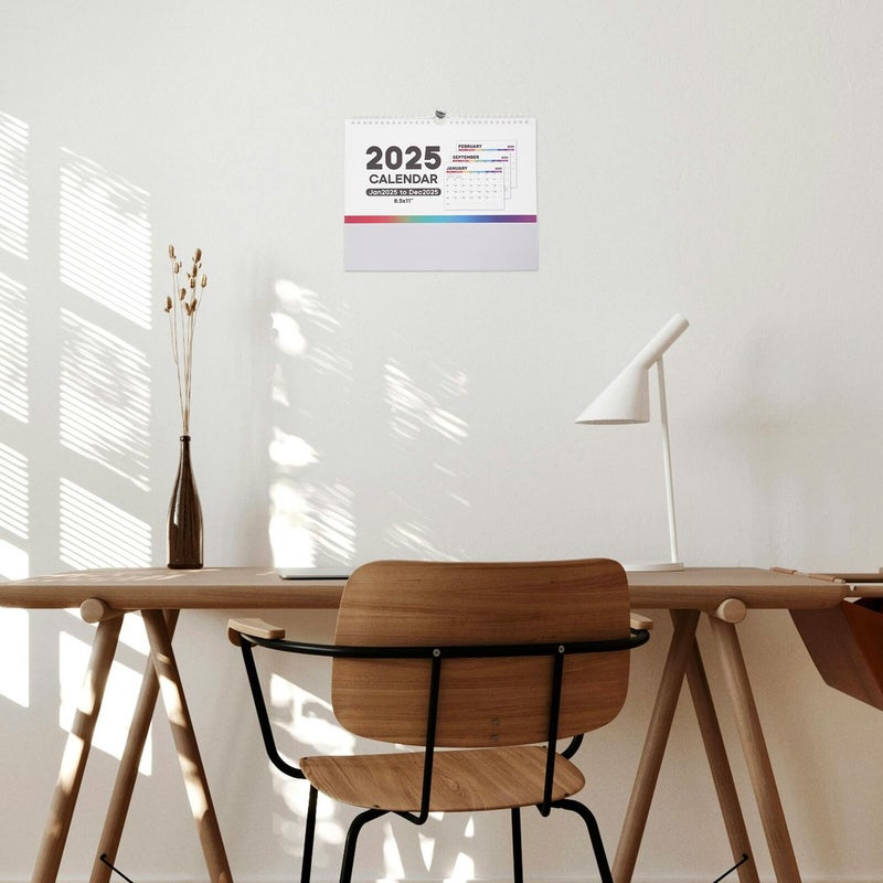 2025 Wall Calendar With International Holidays Monthly Planner For Home Office School - Image 5