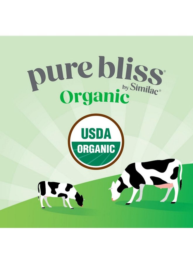 سيميلاك تركيبة Pure Bliss من Similac Organic* للرضع، سهلة الهضم، معتمدة من وزارة الزراعة الأمريكية كمنتج عضوي، جاهزة للتغذية، زجاجة سعة 32 أونصة سائلة  - Image 2