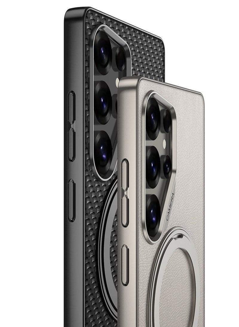 LEEKA Samsung Galaxy S25 Ultra Case Protective Back Cover Heavy-Duty Shockproof Cover Slim & Durable Design Scratch-Resistant & Drop Protection new design Black - Image 4