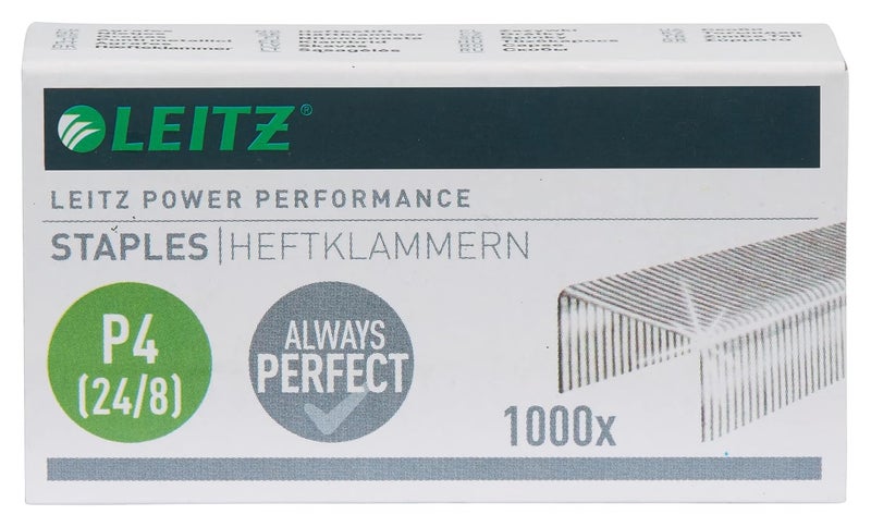 LEITZ Staples Zinc-Plated, 24/8mm, 1000pc, stainless steel - Image 2