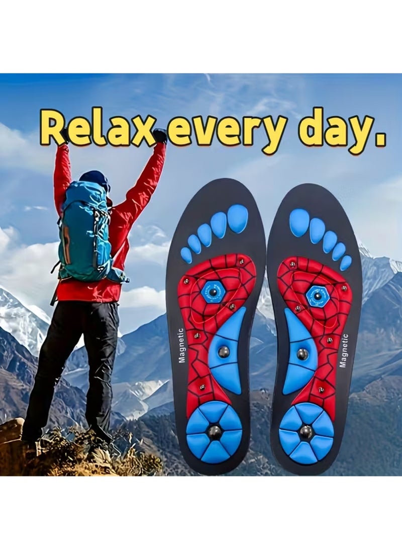 يوجي قاعدة تدليك الضغط الإبر العظامية للرجال والنساء - تساعد على تعزيز دورة الدم وتخفيف التعب قاعدة تدليك النقطة الإبر العظامية مع التكنولوجيا المغناطيسية والقدمين والقوس دعم الرعاية القدم - Image 4