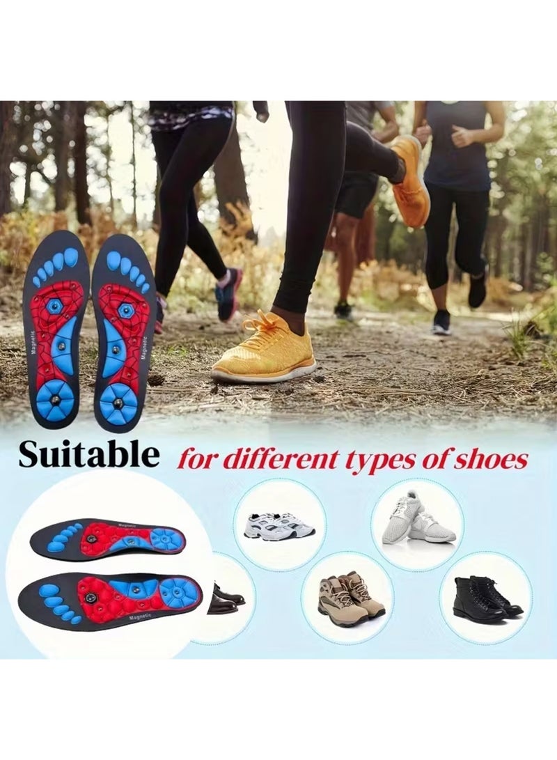 يوجي قاعدة تدليك الضغط الإبر العظامية للرجال والنساء - تساعد على تعزيز دورة الدم وتخفيف التعب قاعدة تدليك النقطة الإبر العظامية مع التكنولوجيا المغناطيسية والقدمين والقوس دعم الرعاية القدم - Image 5