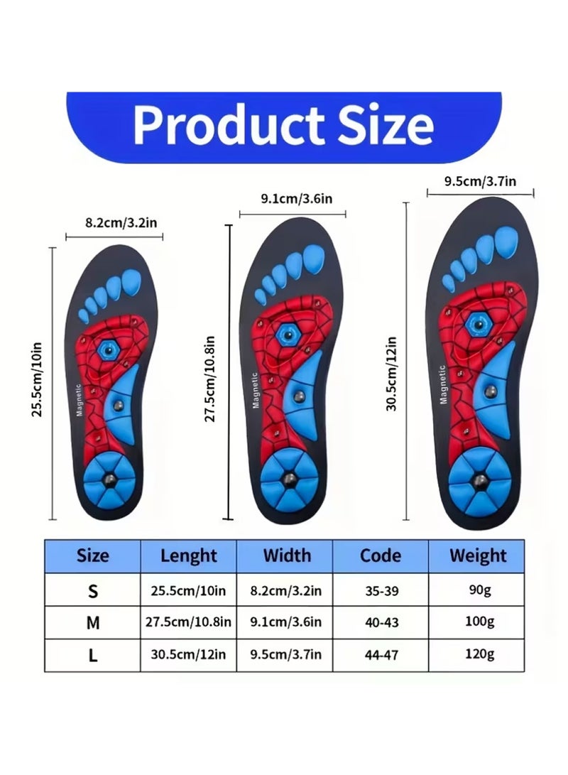يوجي قاعدة تدليك الضغط الإبر العظامية للرجال والنساء - تساعد على تعزيز دورة الدم وتخفيف التعب قاعدة تدليك النقطة الإبر العظامية مع التكنولوجيا المغناطيسية والقدمين والقوس دعم الرعاية القدم - Image 3