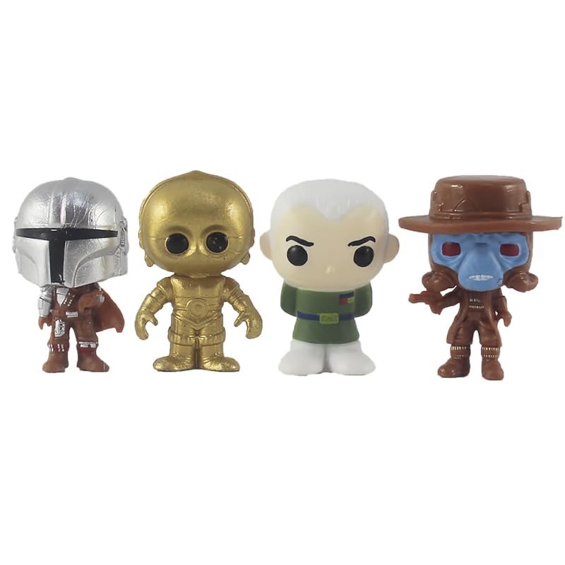 OMTO Star cake toppers 16Pack Toys set 1.5'' Figure Statues for the Star Wars party supplies - Image 2