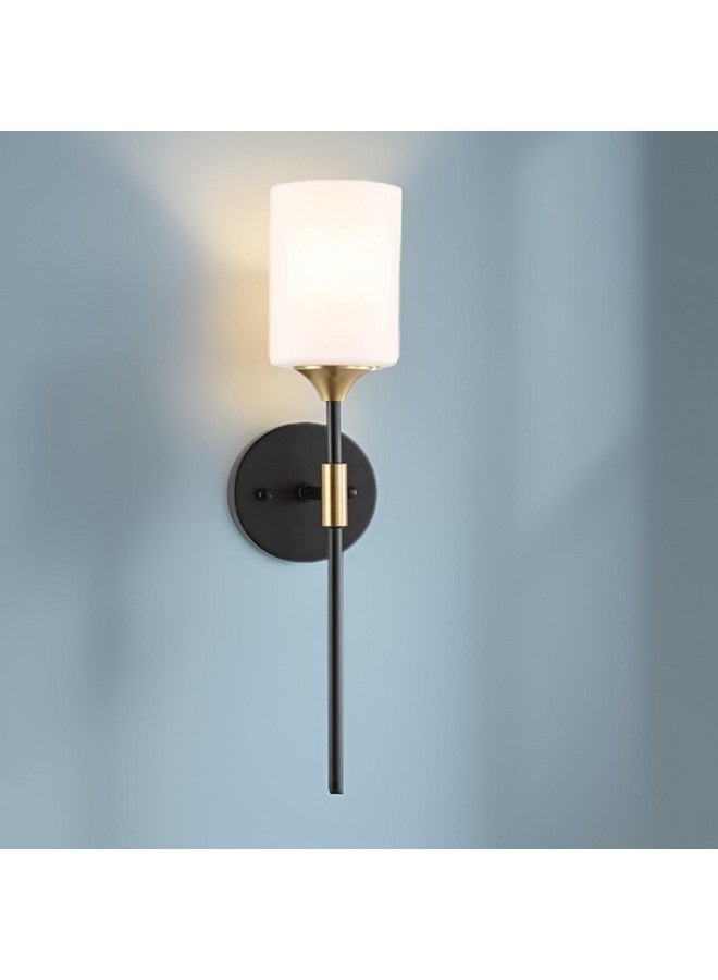 SINOMAN ضوء جدار SINOMAN لغرفة المعيشة حديث / مصابيح جدارية لغرفة النوم / لغرفة المعيشة / أضواء جدارية لتزيين المنزل / مصباح جدار بجانب السرير (أسود_ذهبي، مع لمبة) - Image 1