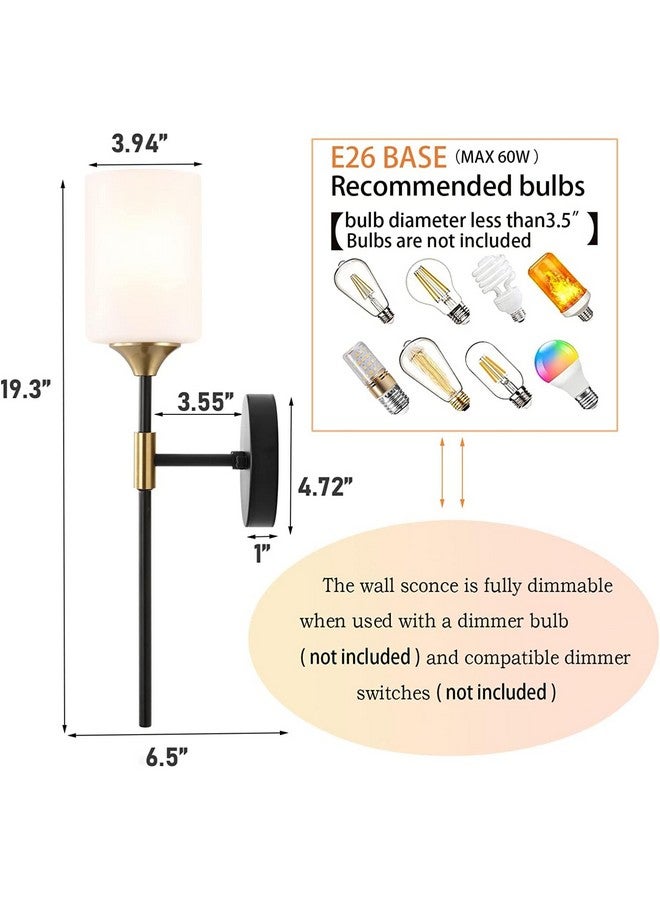 SINOMAN ضوء جدار SINOMAN لغرفة المعيشة حديث / مصابيح جدارية لغرفة النوم / لغرفة المعيشة / أضواء جدارية لتزيين المنزل / مصباح جدار بجانب السرير (أسود_ذهبي، مع لمبة) - Image 5