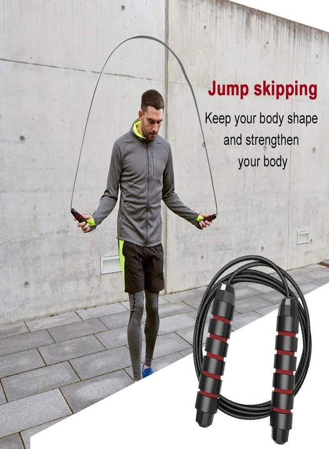 LAFILLETTE Exercise Skipping Rope with Ball Bearings Rapid Speed Jump Rope - Image 5