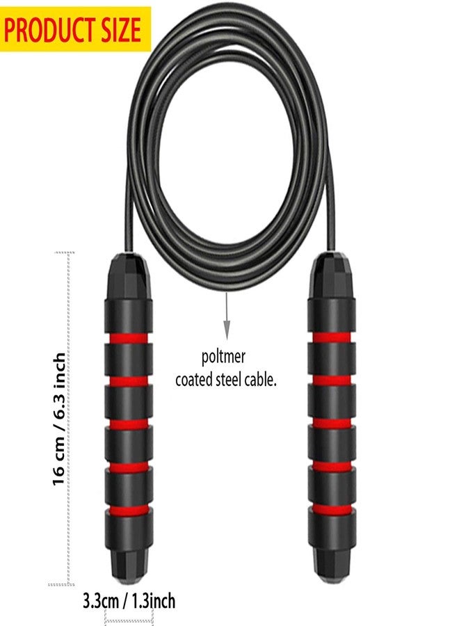 LAFILLETTE Exercise Skipping Rope with Ball Bearings Rapid Speed Jump Rope - Image 2