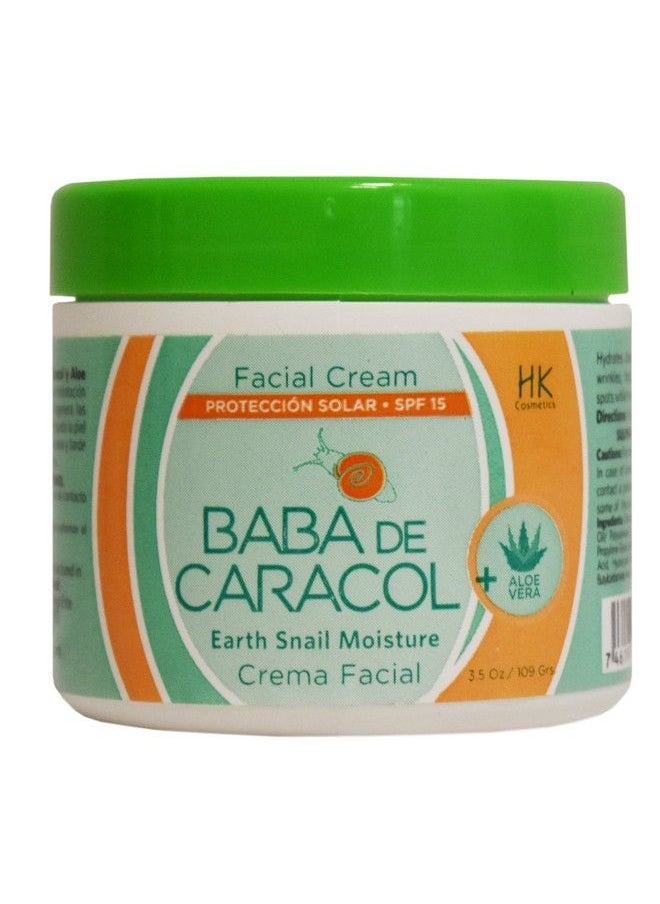 Baba de Caracol Facial Moisturizing Cream Aloe Vera 3.5 Oz  - Image 2