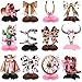 Yavxzvbw 12Pcs Cowgirl Party Decorations Western Cowgirl Boot Centerpieces for Tables Pink Rodeo Theme Western Boots and Bows Party Decorations for Baby Shower Table Decor - Image 2