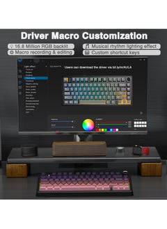 AULA F75 Wireless Mechanical Keyboard Switches RGB Backlit Gaming Keyboard  - Image 5