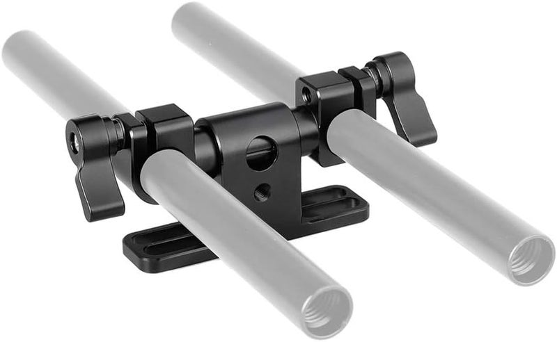 CAMVATE 360° Swivel Adjustable 15mm Dual Rod Clamp for Camera Shoulder Rig - 2192 - Image 4