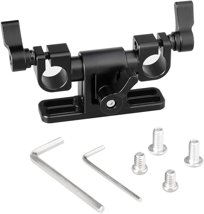 CAMVATE 360° Swivel Adjustable 15mm Dual Rod Clamp for Camera Shoulder Rig - 2192 - Image 5