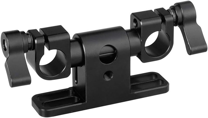 CAMVATE 360° Swivel Adjustable 15mm Dual Rod Clamp for Camera Shoulder Rig - 2192 - Image 1
