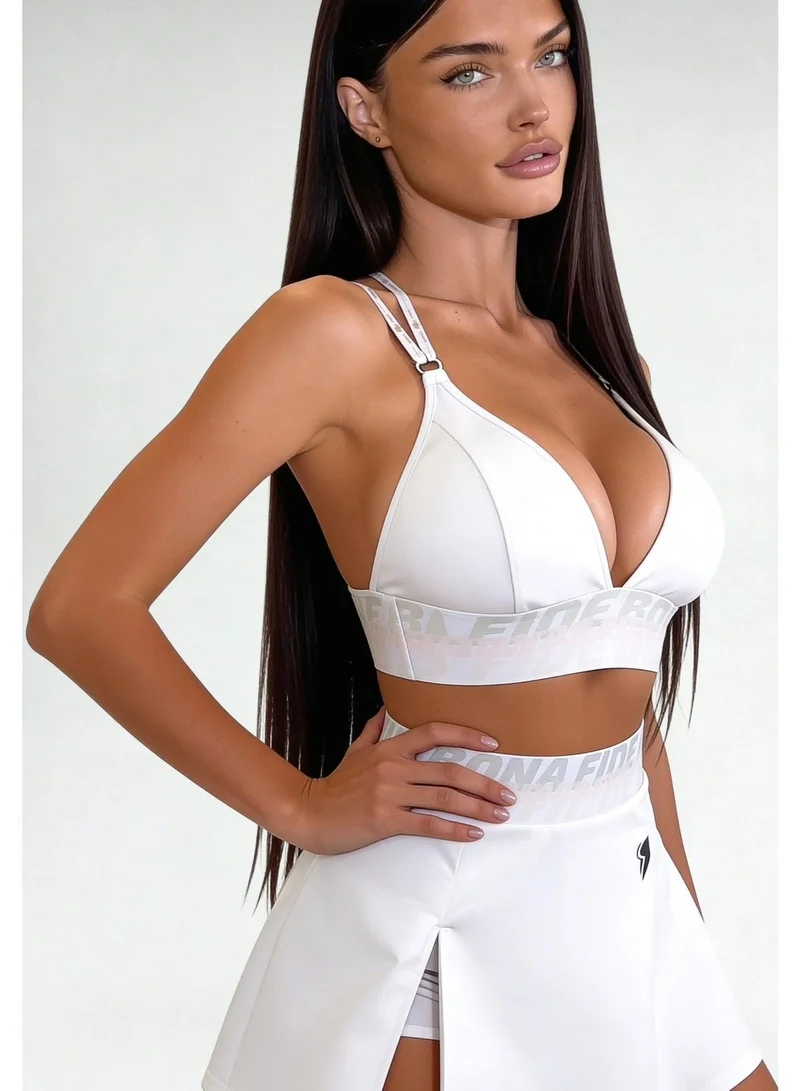 Bona Fide Bona Fide: Inferno "Cloud Dancer" Inferno Cloud Dancer Sports Bra for Women for Women | Best Price UAE