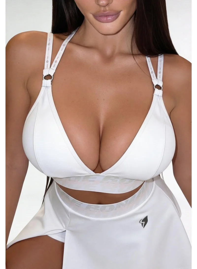 Bona Fide Bona Fide: Inferno "Cloud Dancer" Inferno Cloud Dancer Sports Bra for Women | Best Price UAE