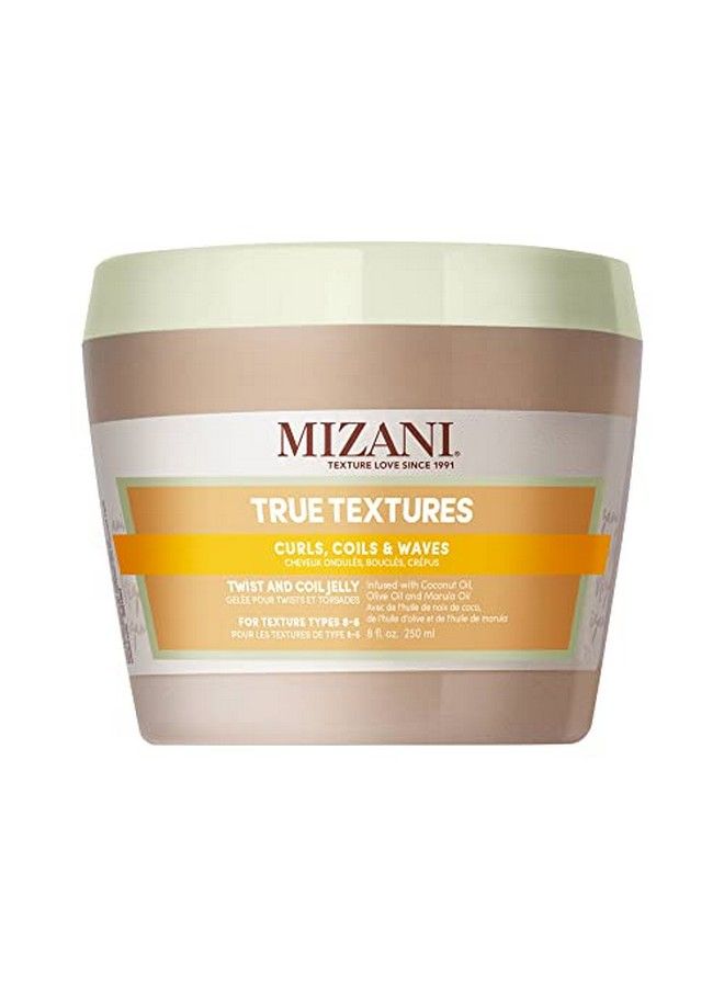 Mizani True Textures Twist And Coil Jelly | ملمس رائع | بزيت جوز الهند | خالٍ من البارابين والسيليكون | للشعر المجعد | 8 أونصة - Image 1