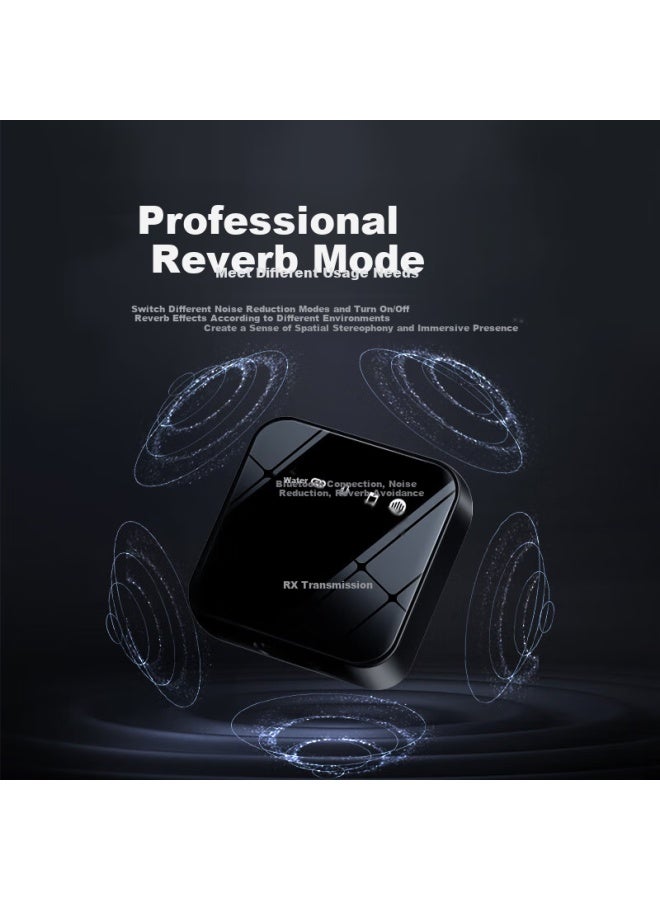 Youfes Wireless Lavalier Microphone For Recording, Outdoor Activities, Tiktok, Karaoke, Professional Noise Reduction Mic For Mobile Phones, Computers, Cameras - One Drag And One Connec - Image 3