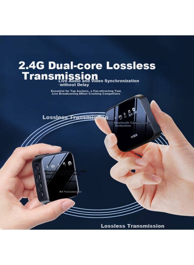 Youfes Wireless Lavalier Microphone For Recording, Outdoor Activities, Tiktok, Karaoke, Professional Noise Reduction Mic For Mobile Phones, Computers, Cameras - One Drag And One Connec - Image 5