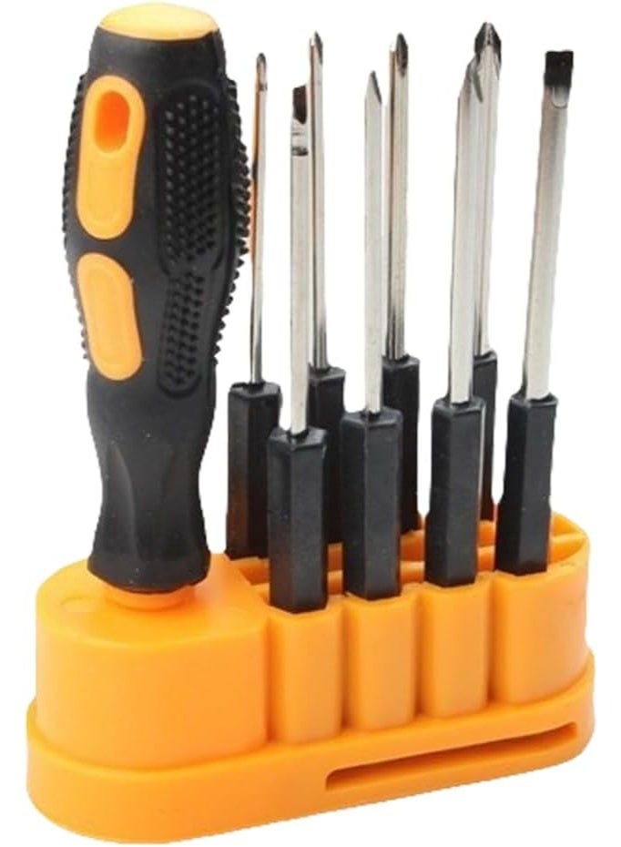 Multifunctional 8Pcs Magnetic Screwdriver Set with Handle for Electronics Maintenance and Outdoor Emergencies Repairs - Image 1