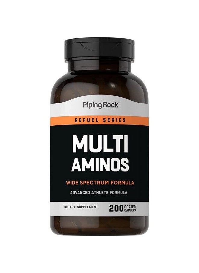 Piping Rock - Multi Amino Acid Supplement ; 200 Coated Caplets ; Nongmo Gluten Free - Image 1