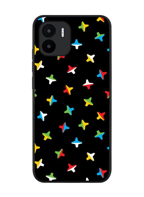 Rugged Black edge case for Xiaomi Redmi A2 / Xiaomi Redmi A1 Slim fit Soft Case Flexible Rubber Edges Anti Drop TPU Gel Thin Cover - Twofaced Ex's