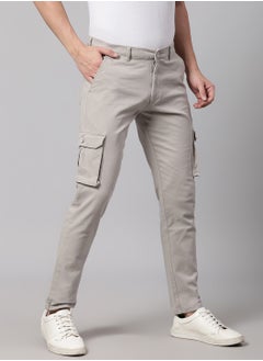 Men's Light Grey Tapered Fit Cotton Cargo Pants - pzsku/ZF20F346AE68AD6ADCD33Z/45/_/1721926572/1b76143b-1577-4ca0-a087-a94ab154b02f