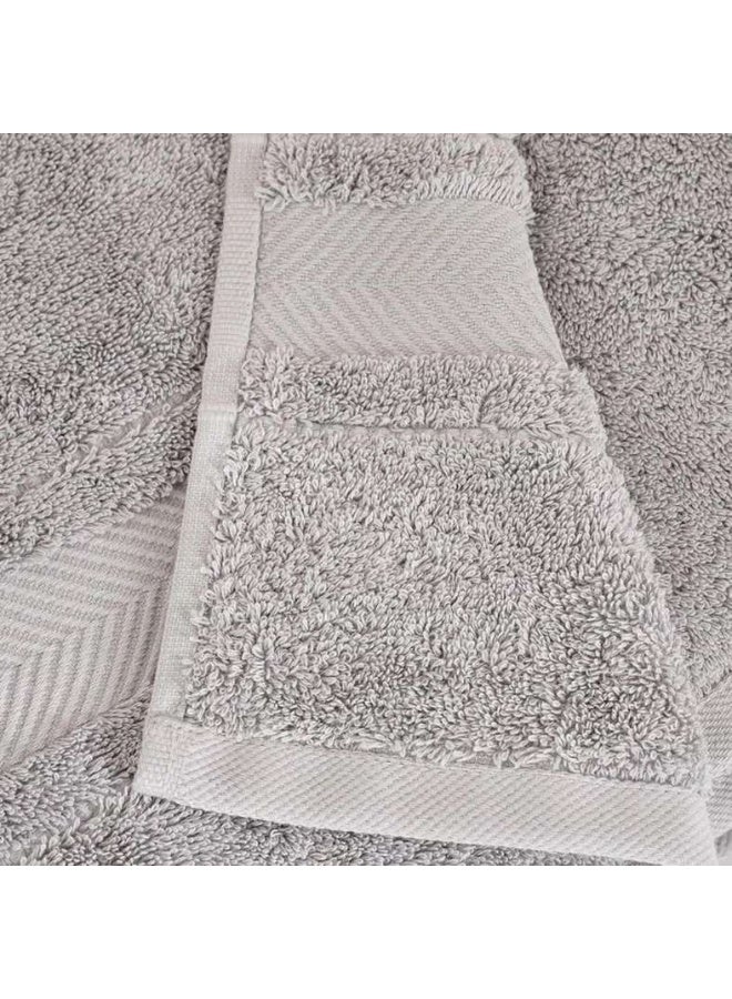 Pan Home Luxury Cotton Hand Towel 50x90cm - Grey Dove - Image 2
