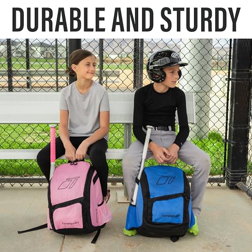 Tonesport Youth Baseball Bag - Backpack for Baseball, Softball, Tball - Bat Bag for Youth - Royal Blue - Image 3