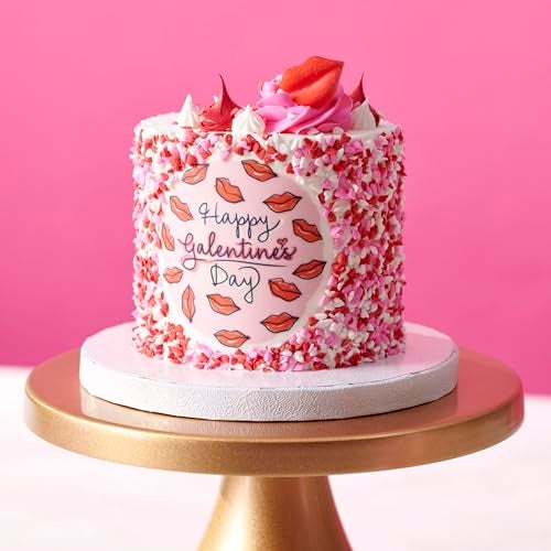 DECOPAC Valentine's Day Quins, 18oz, Fancy Sprinkles In Heart Shapes, Candy Sprinkles in Handheld Container, Edible Sprinkles For Celebration Cakes, Cupcakes, Cookies - Image 3