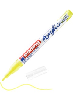 Edding 5300 Fine Tip Acrylic Marker - Highlight-Yellow - 1-2mm Fine Round Tip  - Image 1