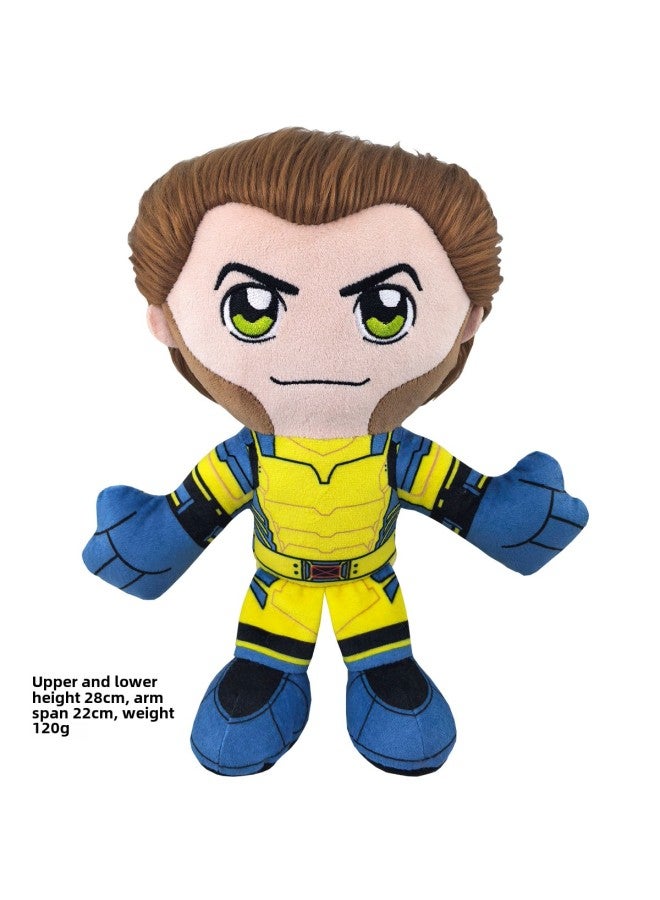Deadpool Deadpool Wolverine Plush Toy Doll Animation Peripheral Doll Wholesale-Specifications:Pendant Sitting Posture (15cm)