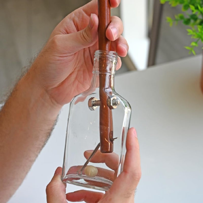 Project Genius True Genius - Grecian Glass Bottle Disentanglement Brainteaser Puzzle, Logic Puzzle for Adults, Brain Teaser, Gifts for Father's Day, Men, Kids - Image 4