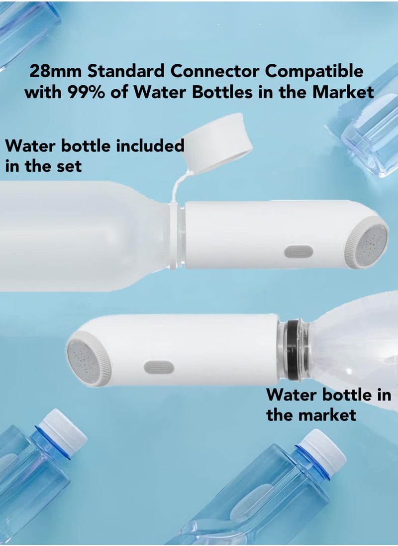 Oasis Casa - Premium Portable Handheld Bidet Shattaf Sprayer for Travel, 4 Spray Modes, USB Rechargeable Waterproof Electric Pocket Bidet Sprayer Mini Toilet Shower Head with Bottle for Personal Hygiene - Image 1