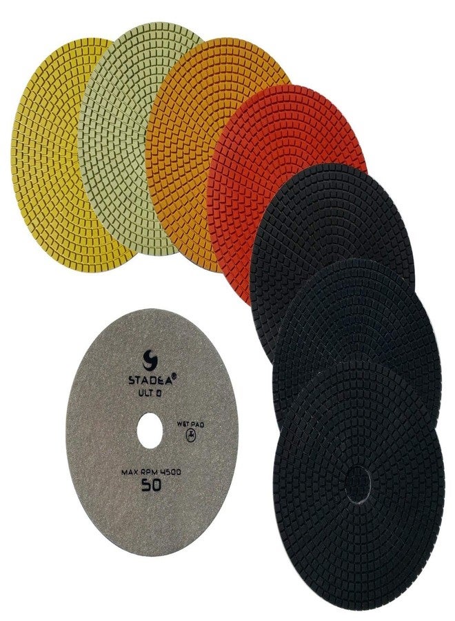 Stadea PPW155X Granite Polishing Pads 7" Diamond Pad 400 Grit For Granite Quartz Stones Polish - Image 2