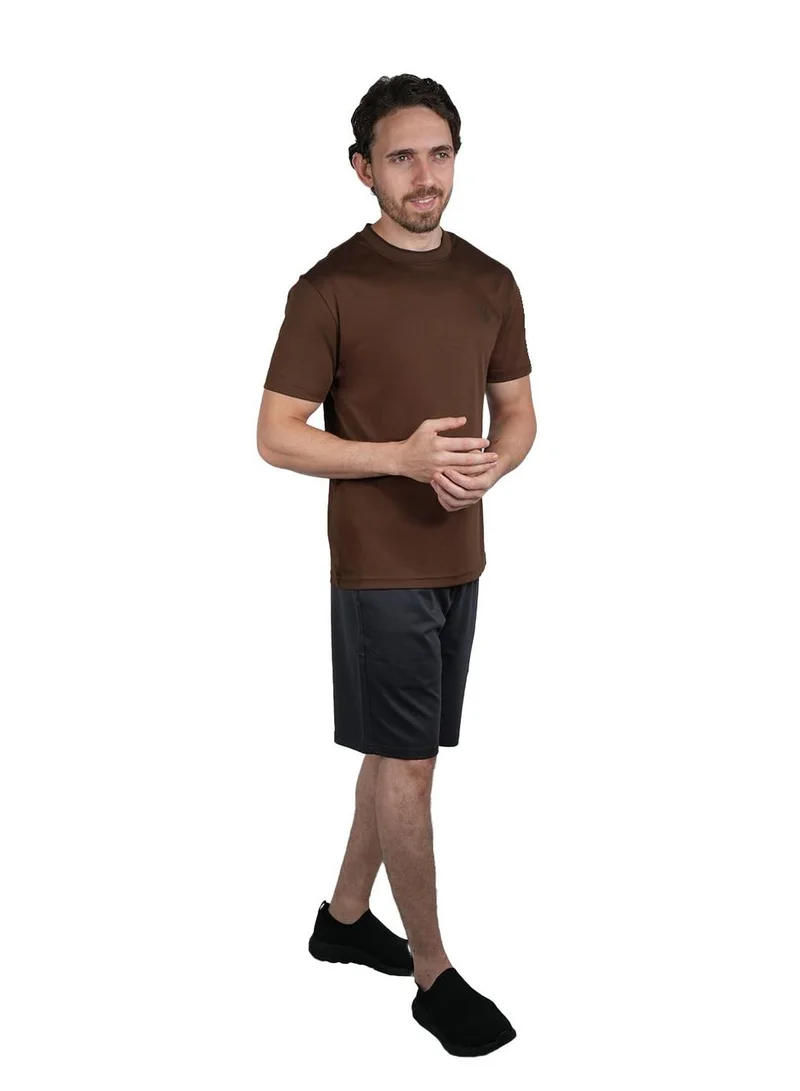 GIORDANO Men’s Cotton Interlock Liquid Touch Slim Fit Tee