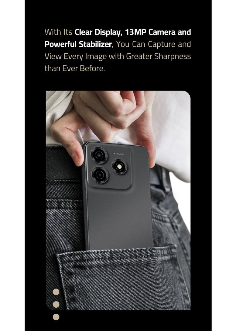 TCH Smart Phone ONE 4GB RAM 128GB Storage Beige Dual Sim - Image 4